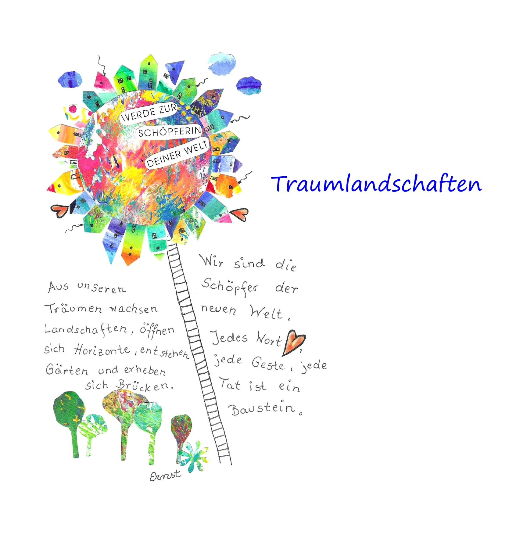 Traumlandschaften – Illustration von Andrea Ernst