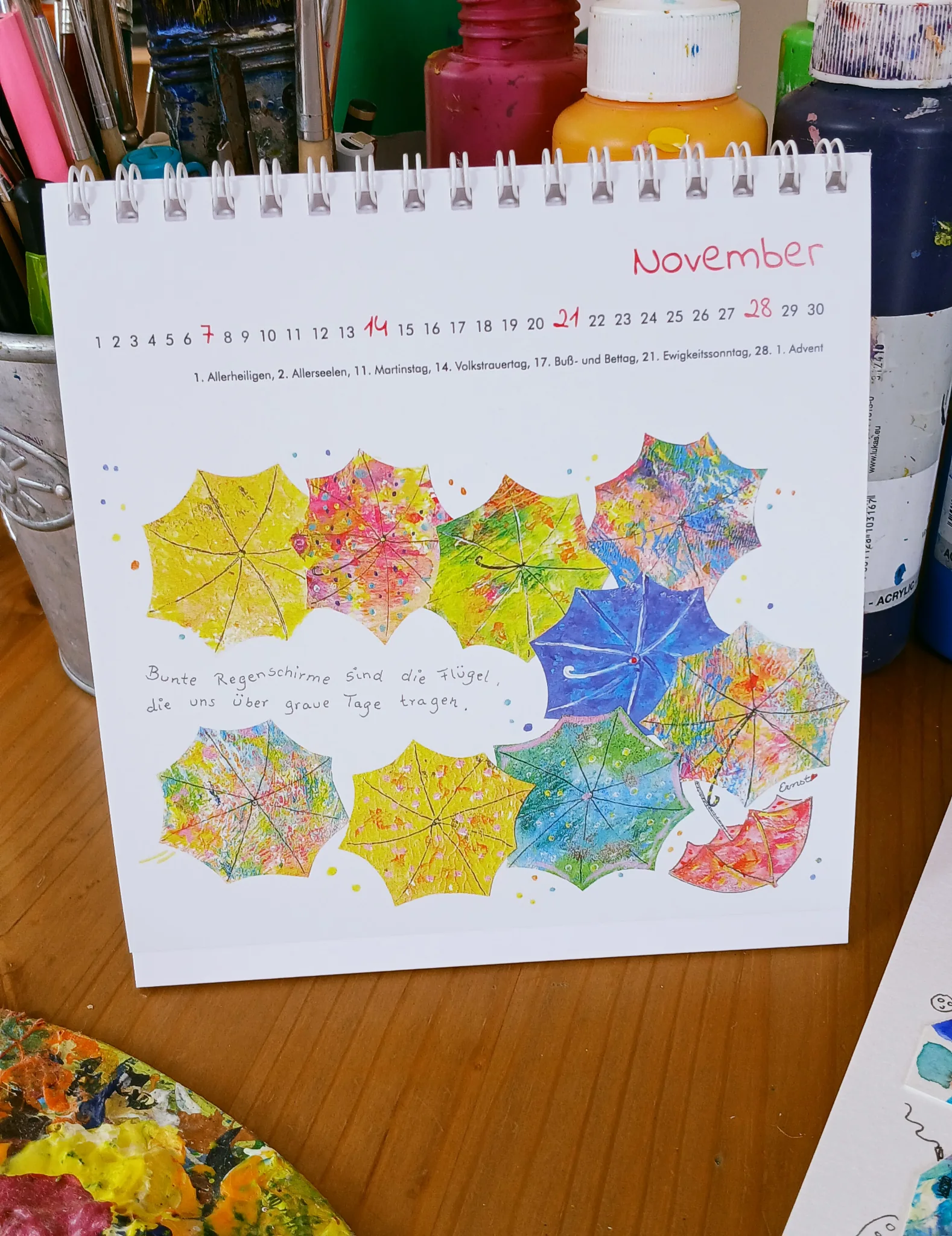 November im Denk doch mal bunt Kalender 2027