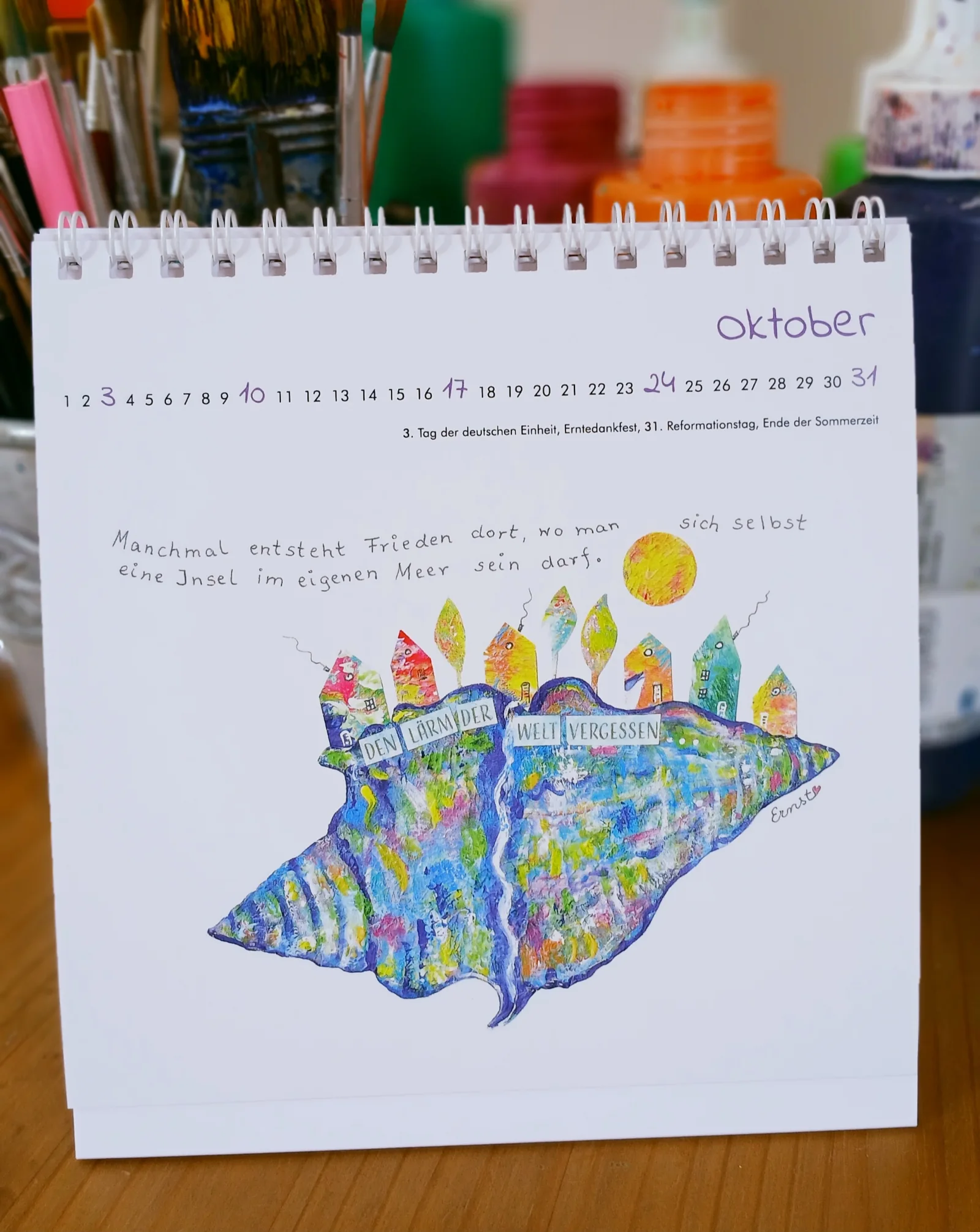 Oktober im Denk doch mal bunt Kalender 2027